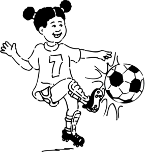 Clipart football player kicking free clipart image 2 image
