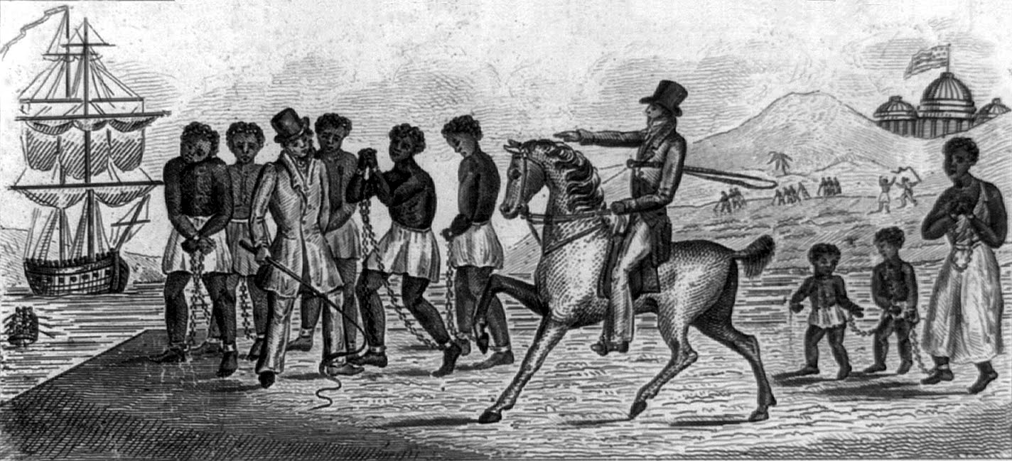 United States slave trade, 1830 IMAGE Public Domain Clip Art