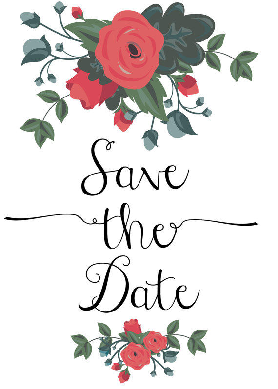 Free Save the Date Clipart 