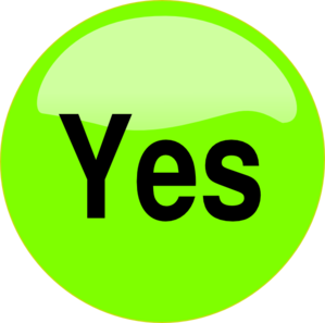 Yes Button Clipart