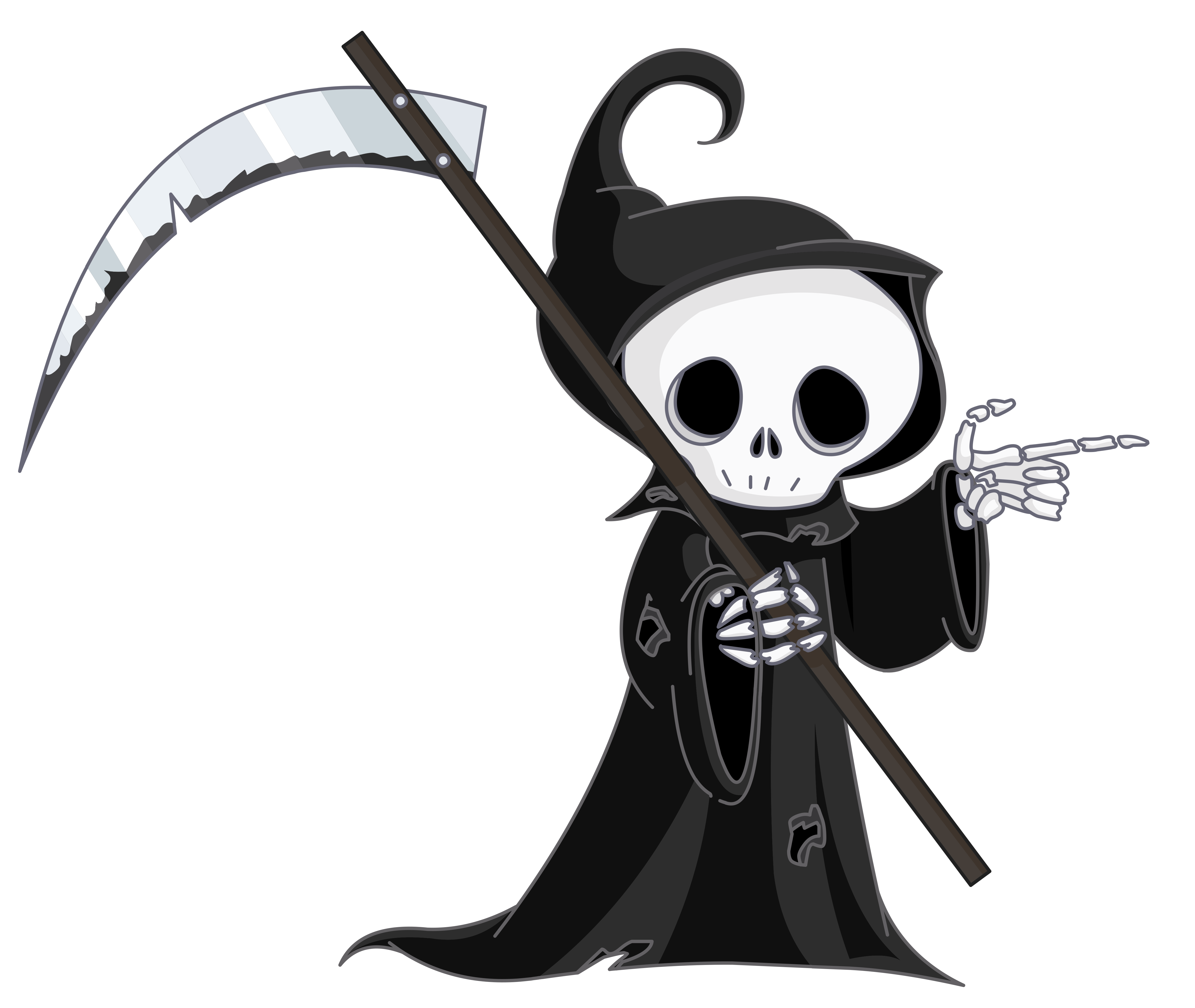 Grim Reaper PNG Clipart 