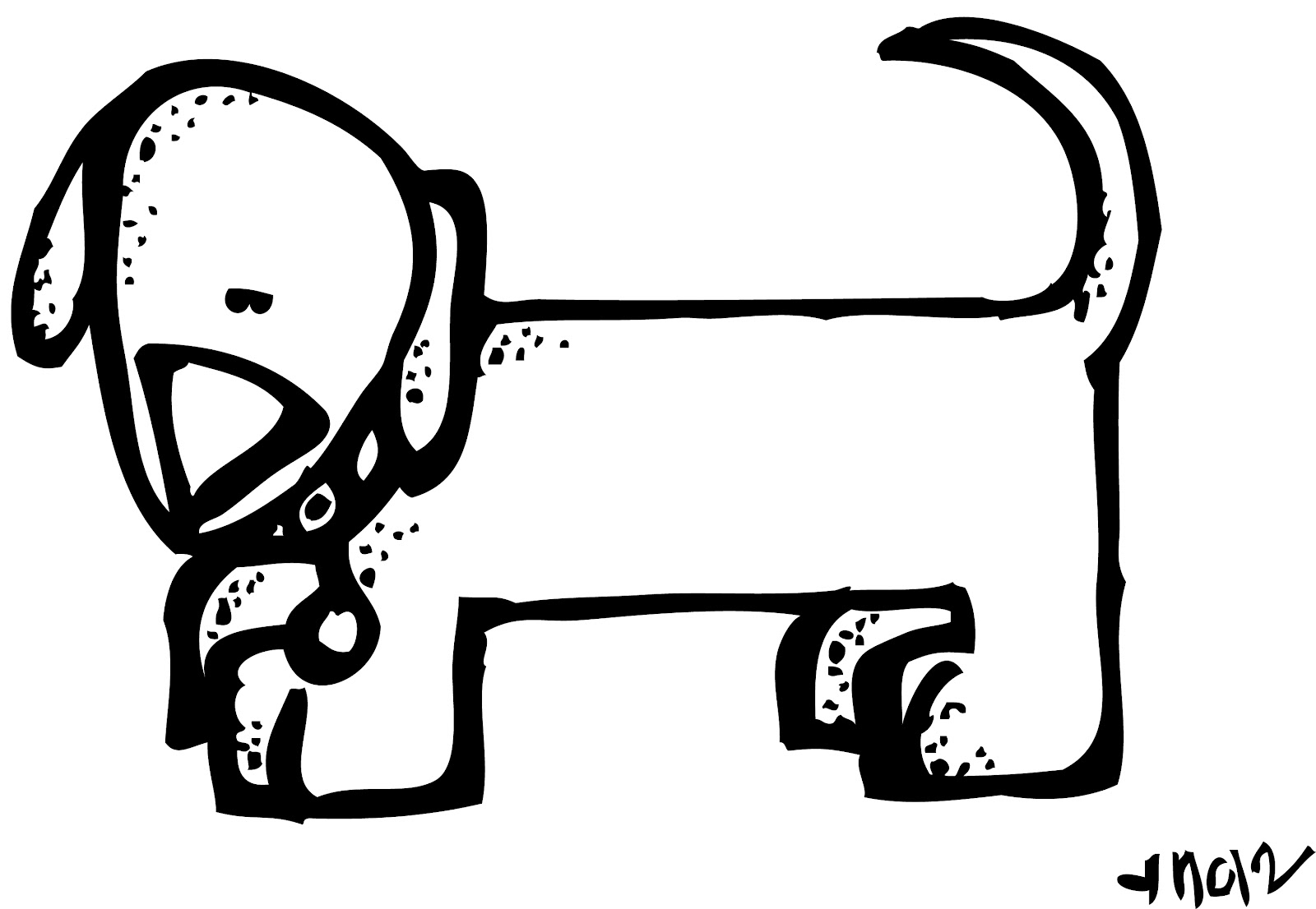 Weiner Dog Clip Art 