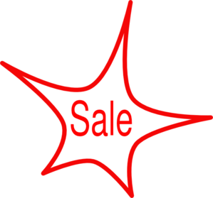 Clearance sale signs clipart image