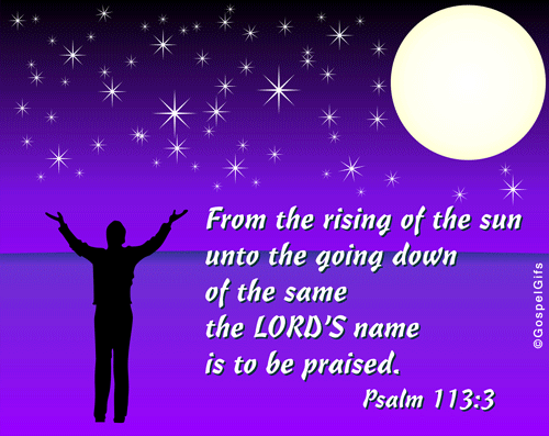 Free Clip Art: The Lord&Name is to be Praised