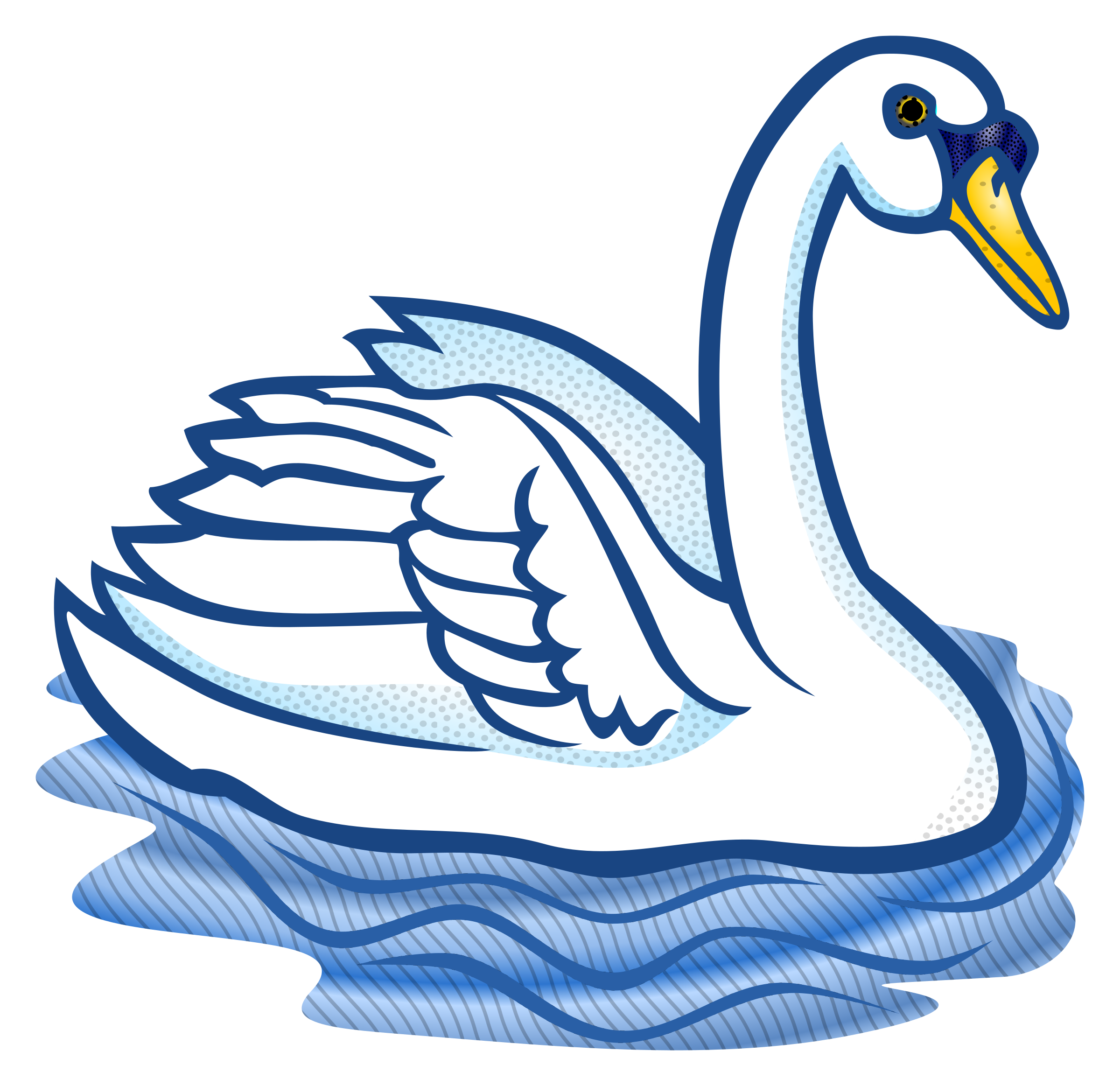 Swan clip art vector swan graphics image