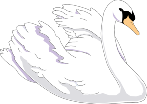 White Swan Clipart