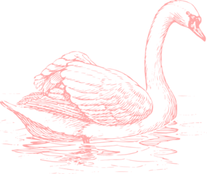 Free swan clipart image