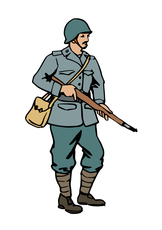 German Soldier Clipart