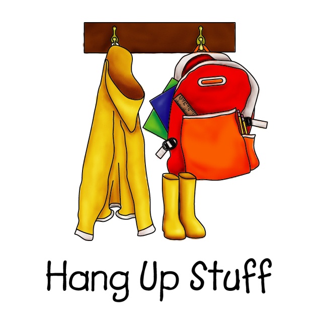 Hang Backpack Clipart