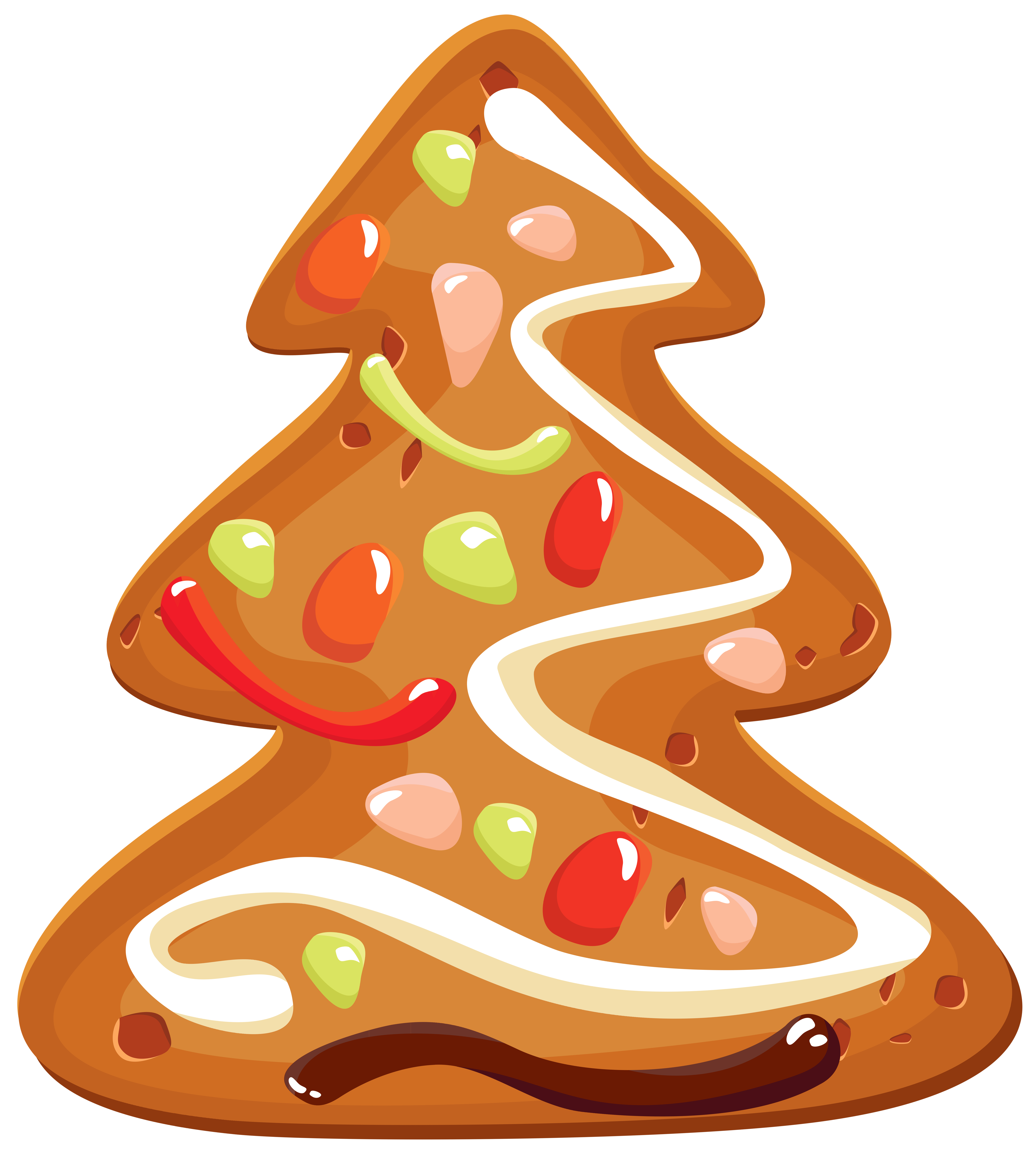 Christmas Tree Cookie PNG Clipart Image