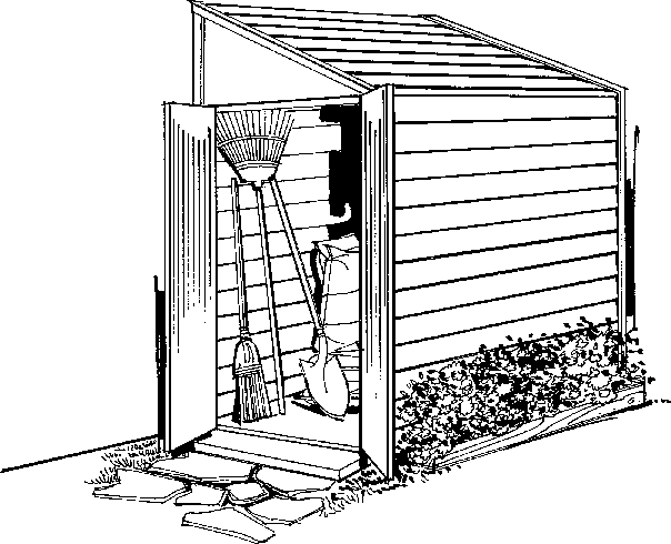 Clip Art Wood Shed Clipart
