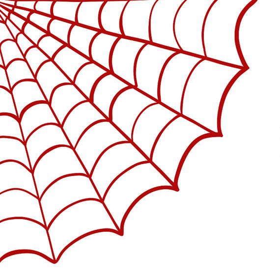 Spider man web clipart