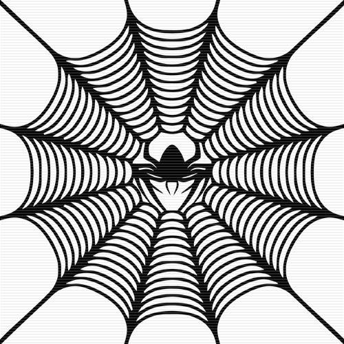 Spider web image clipart