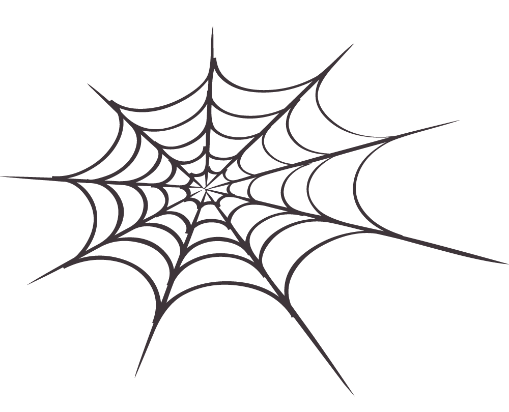 Spider web clipart transparent