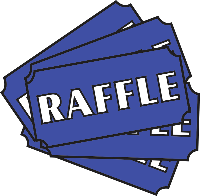 Raffle ticket clipart black and white