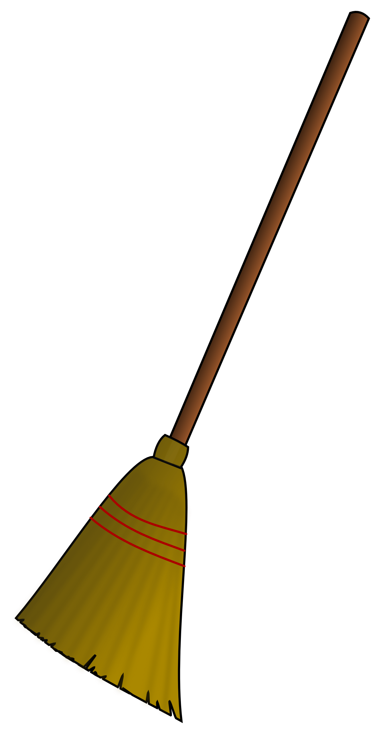 Witch Broom Clipart.