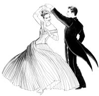 Wedding Party Dance Clipart