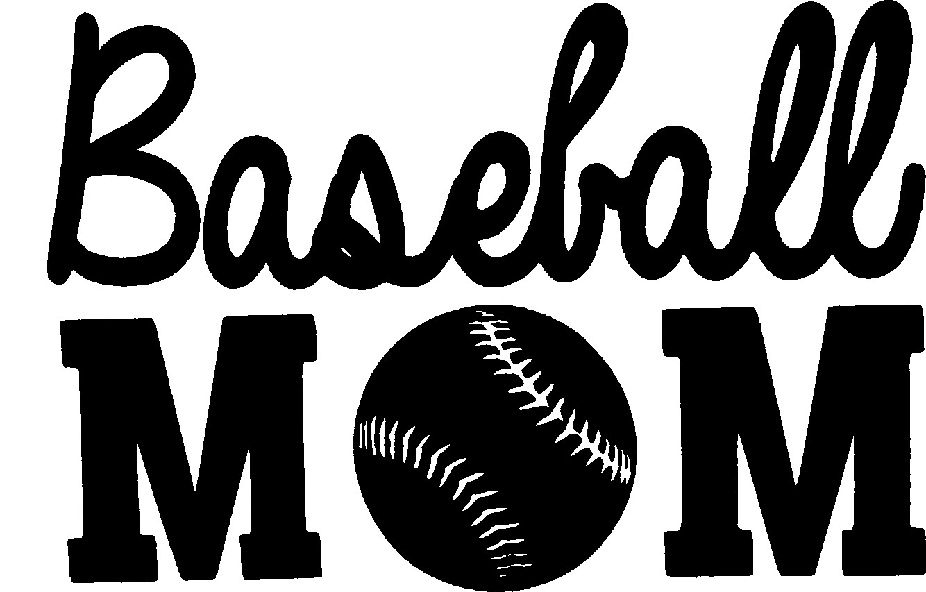 Baseball mom clipart