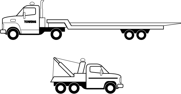 Flatbed Truck Clip Art 