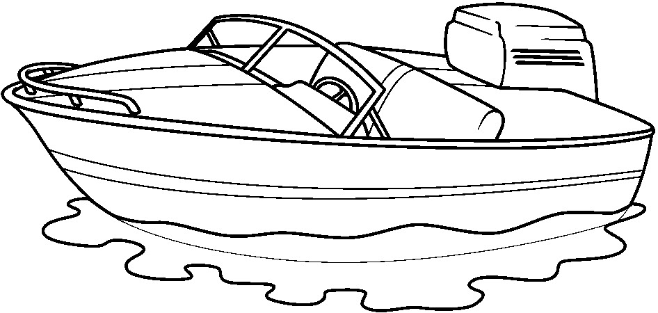 Boat Clipart Black And White