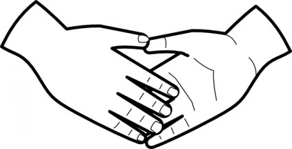 Hands Shaking Clipart