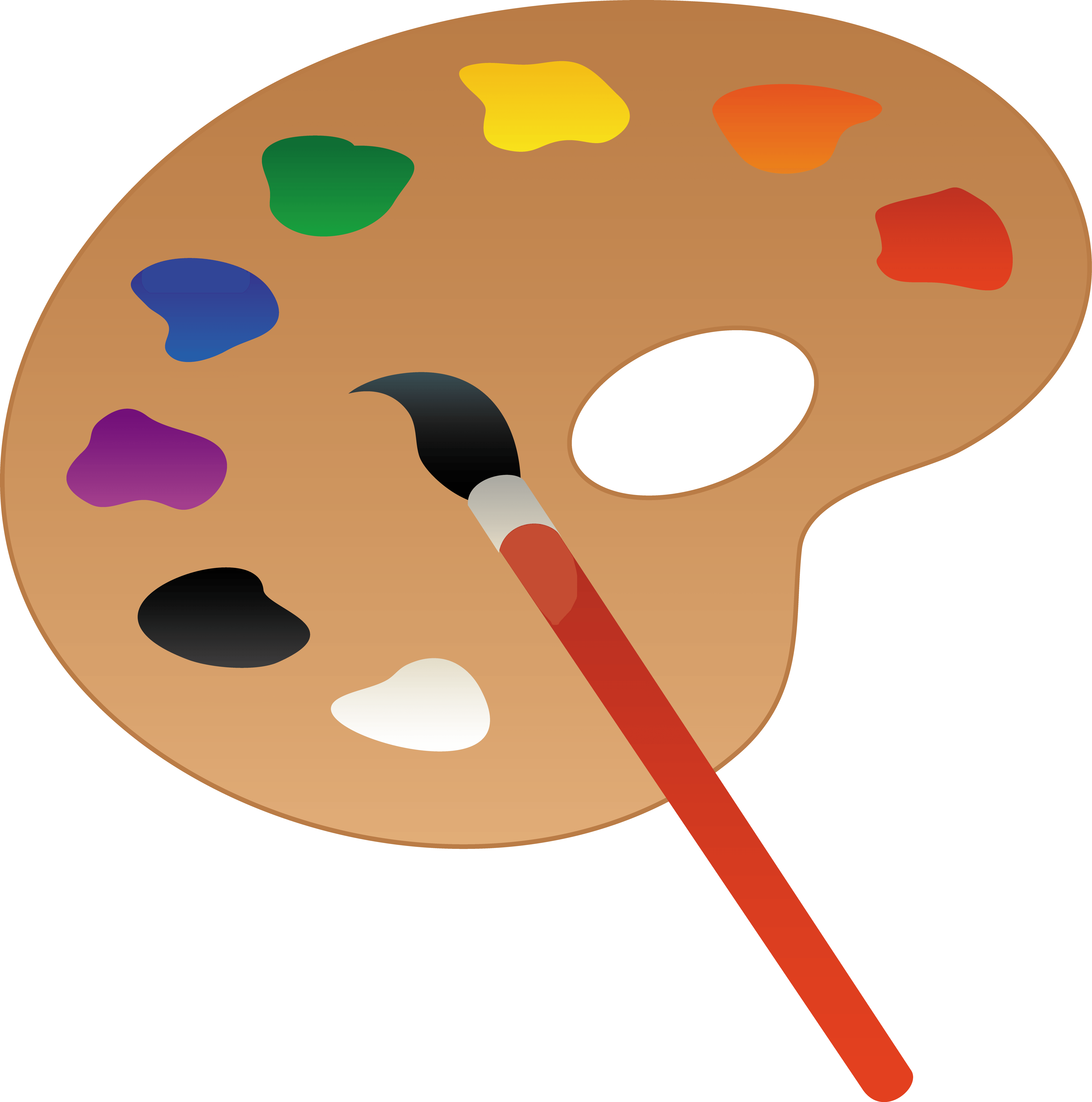 paint palette clip art - Clip Art Library