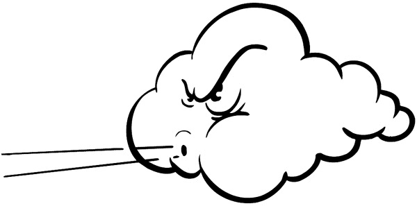 Cloud Blowing Wind Gif Clip Art Library