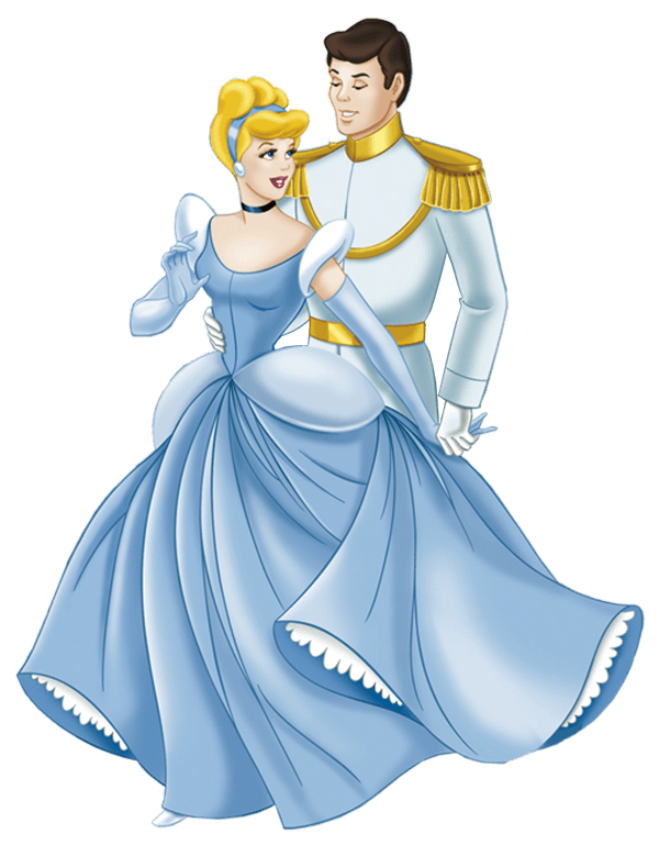 Cinderella prince charming clipart