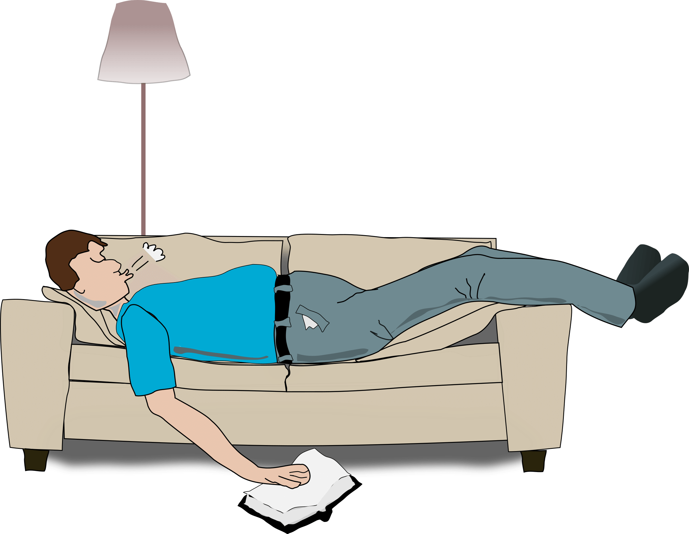 sleeping-on-the-couch-clip-art-library