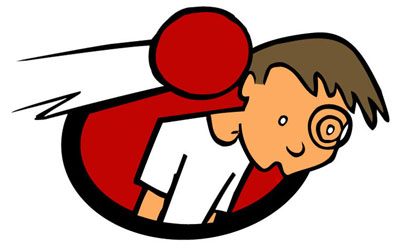 crazy dodgeball clipart