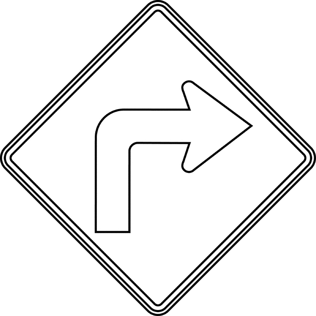 Turn Right Clipart