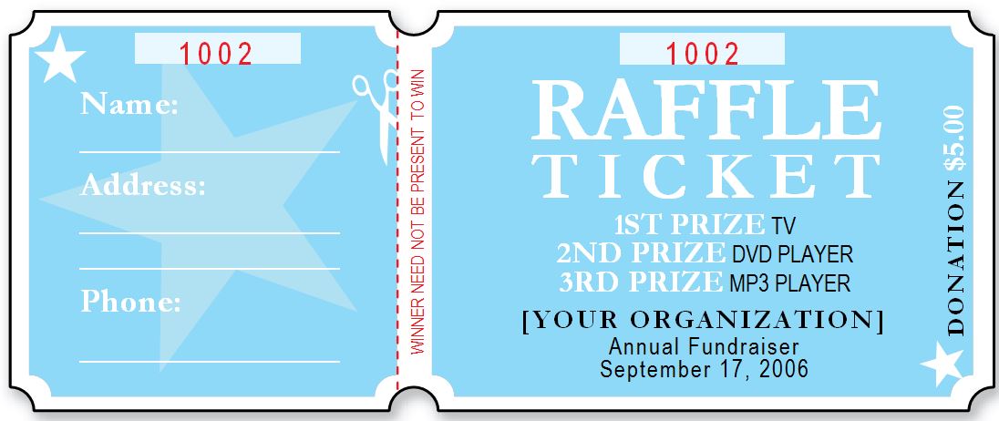 Free Raffle Flyer Template from clipart-library.com