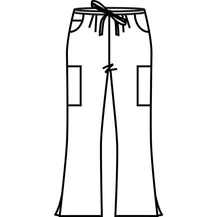 Pants clipart black and white