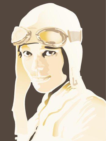 Amelia Earhart Clipart