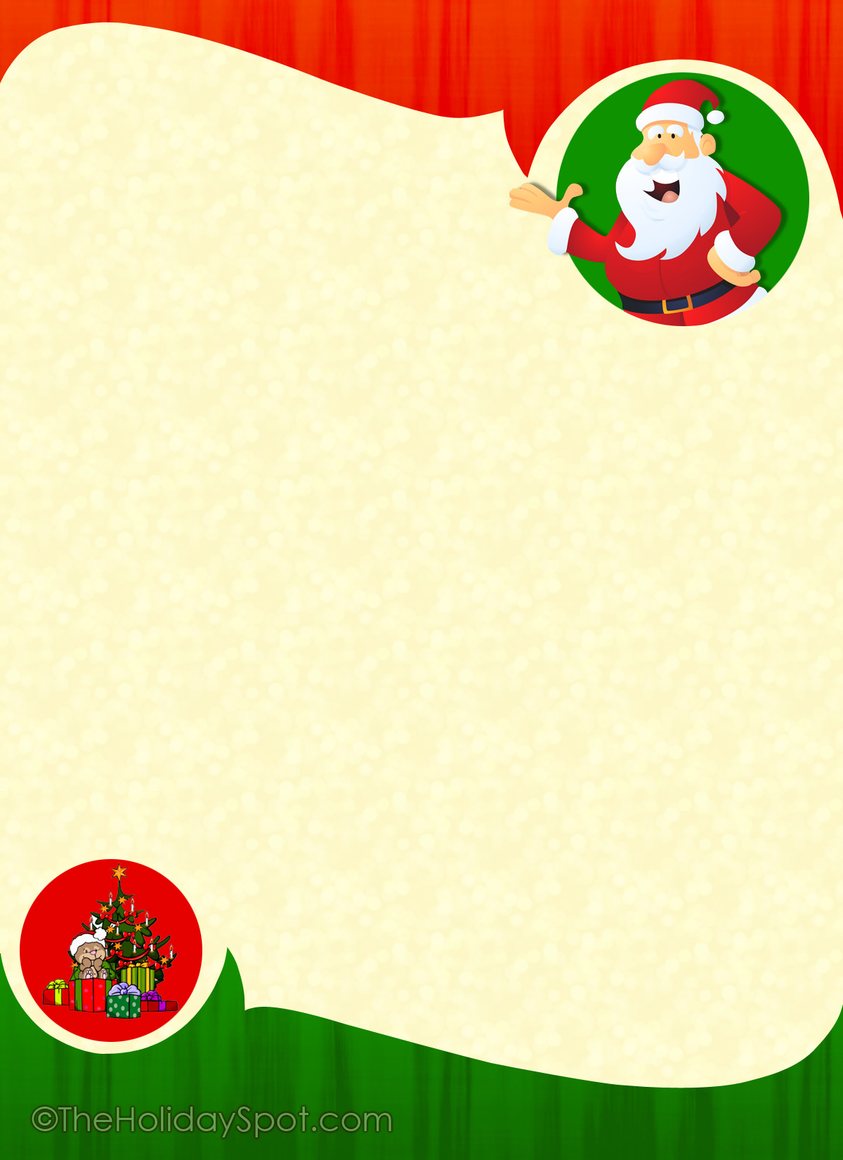 Ms Word Christmas Letter Template from clipart-library.com