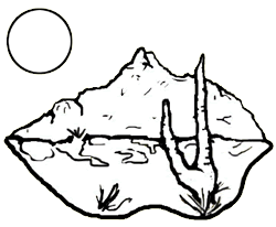 Desert Mountain Clipart