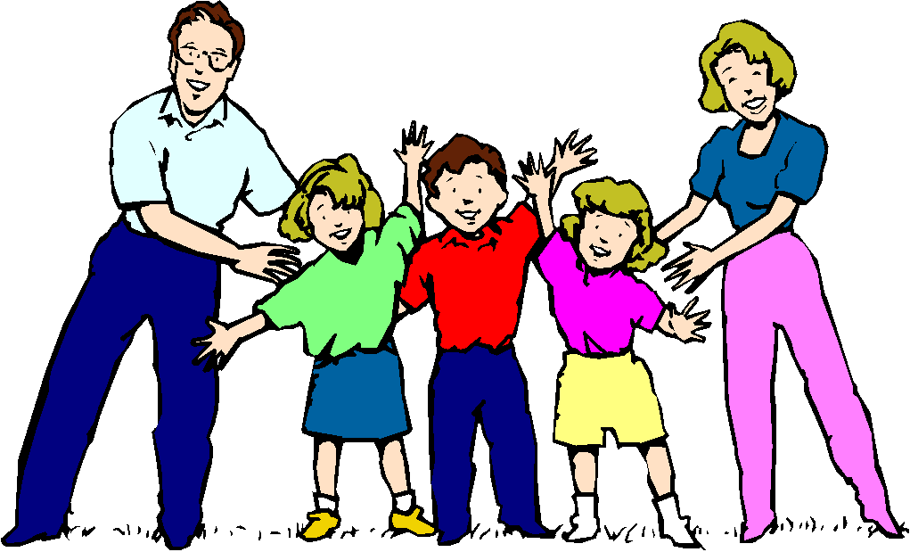 5 Family Members Clipart