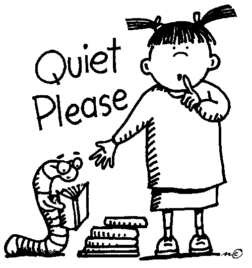 Student quiet voice and hands clipart