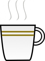 Cute Coffee Cup Clip Art, Vector Cute Coffee Cup