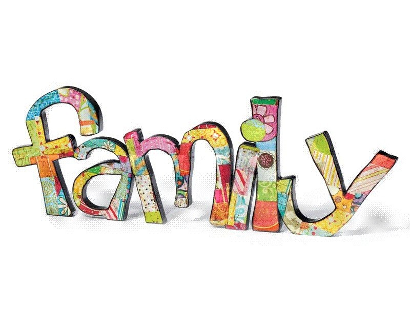 Animated Word Family Clipart