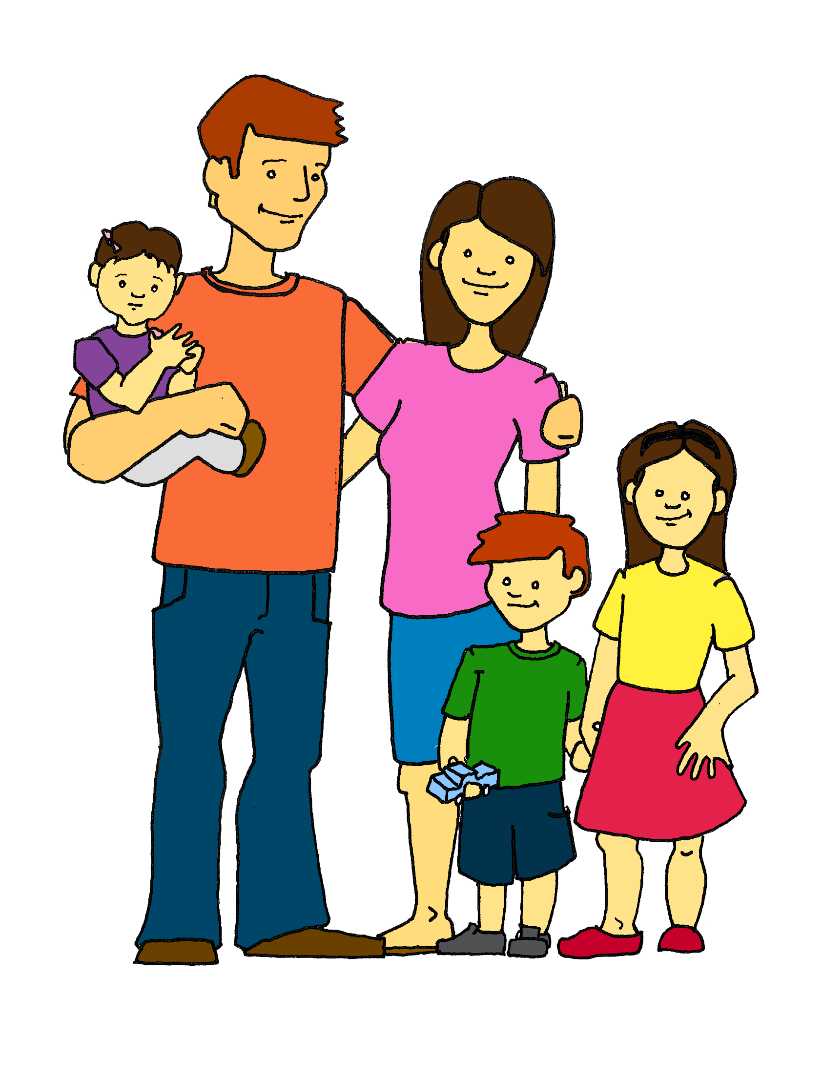 Image Of Happy Family Clipart
