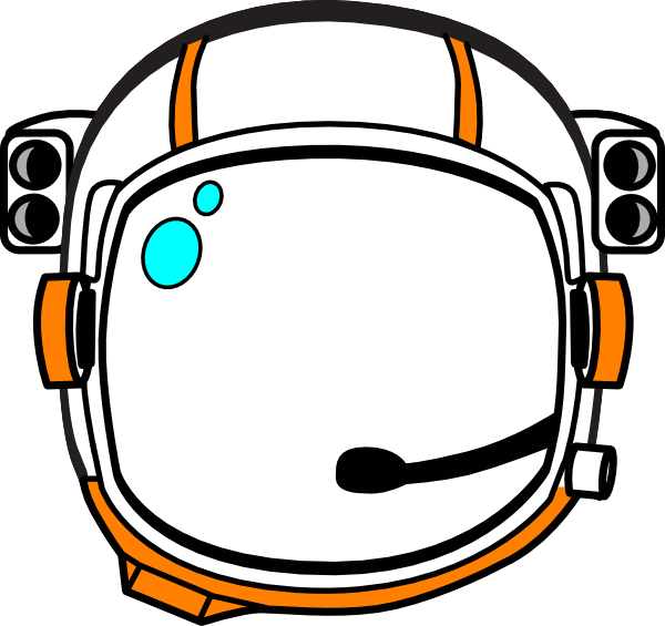 Cartoon Girl Astronaut Clipart