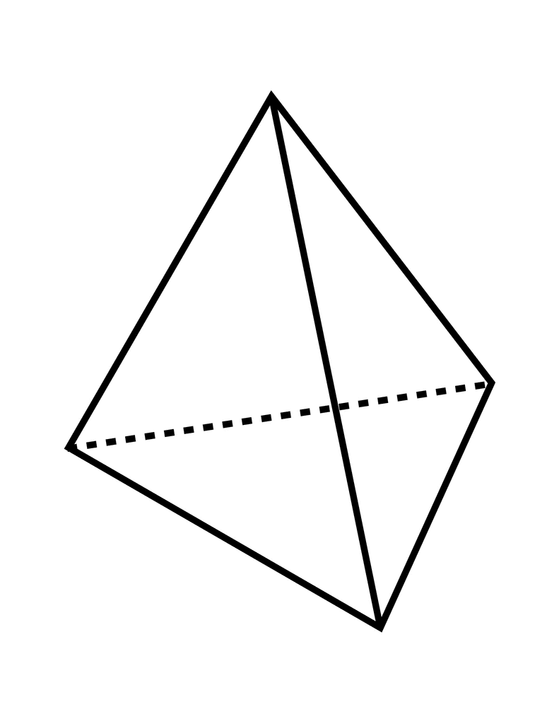 pyramid shape clipart