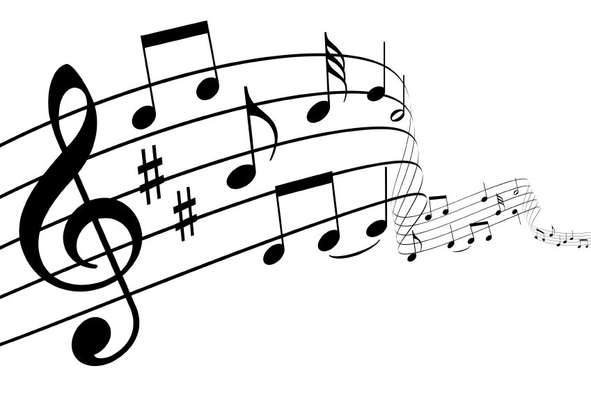 Drawings Of Music Notes