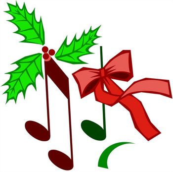 Music clipart christmas