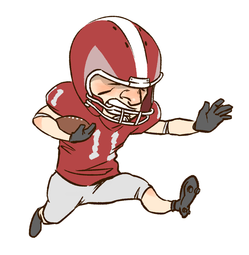 Clip Art Football Players Clip Art Library