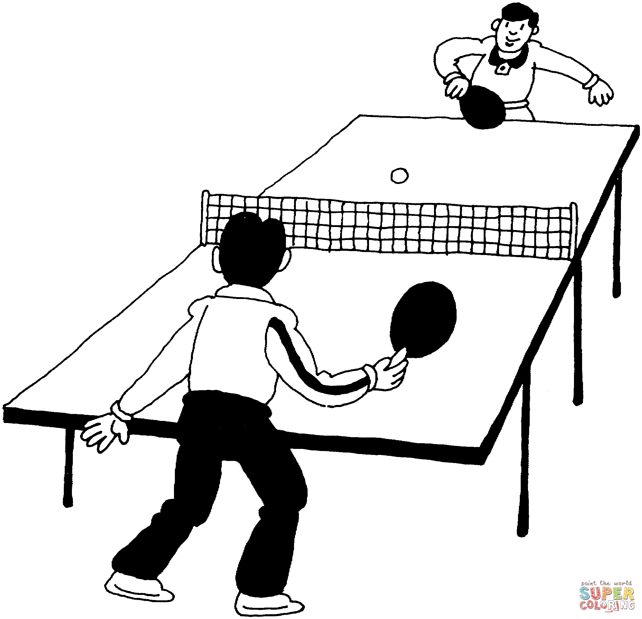 All 91+ Images ping pong clip art black and white Superb