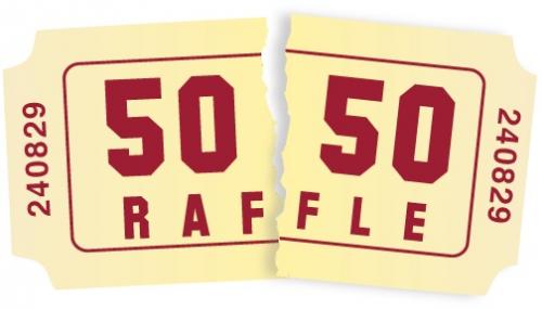 50 50 raffle ticket template