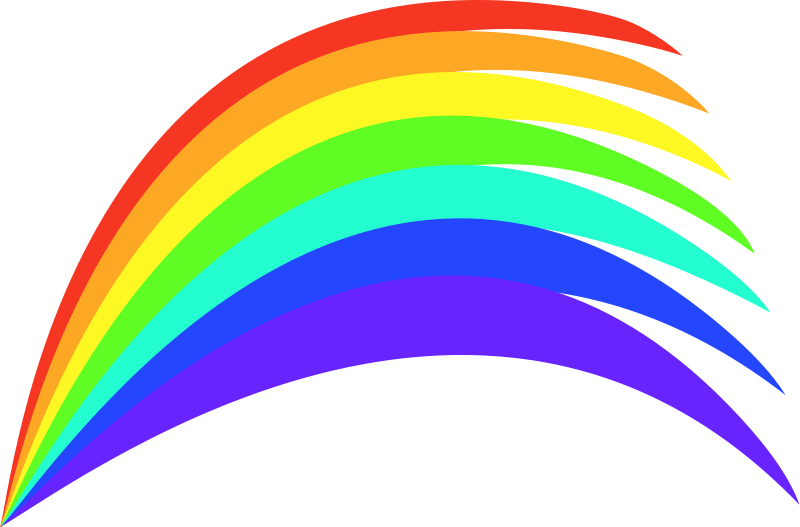 Rainbow clipart color