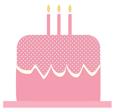 Pink Birthday Cake Clipart